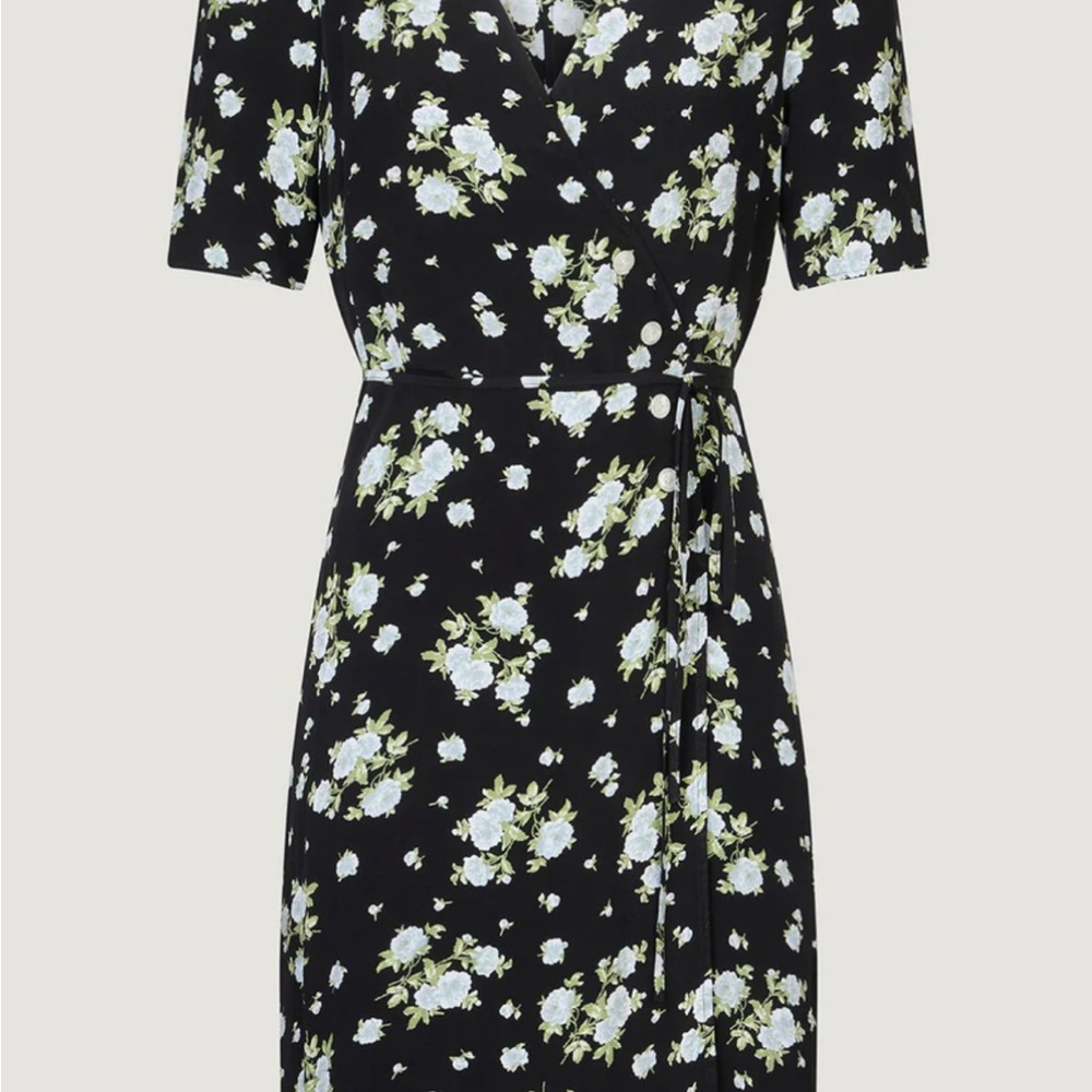 Rouje Gabin Dress Black Floral - Picture 3 of 4